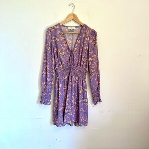 Wayf Delancy Floral Mini Dress